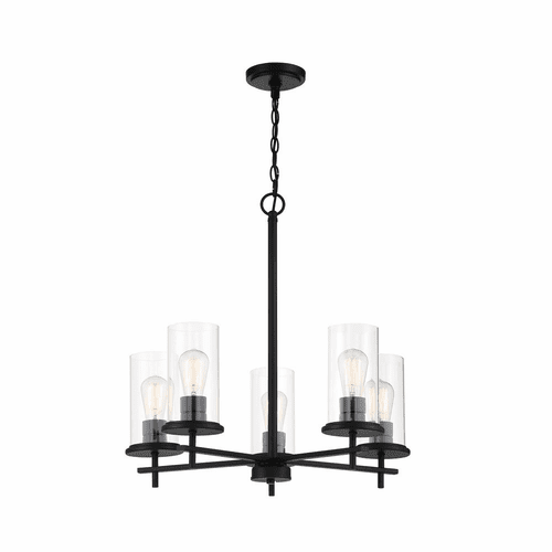 Minka Lavery Haisley 5 Light Chandelier - Coal - 4095-66A