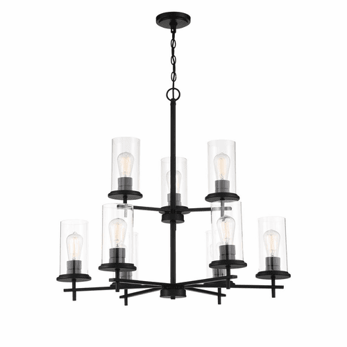 Minka Lavery Haisley 9 Light Chandelier - Coal - 4099-66A