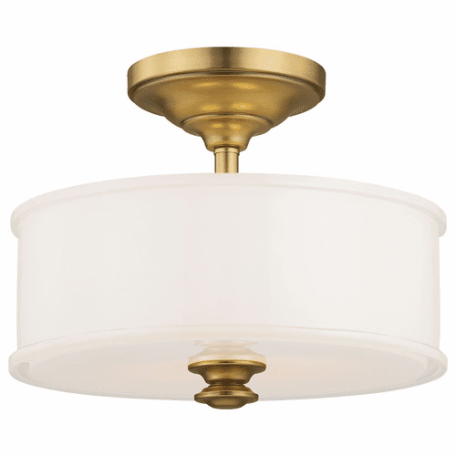 Minka Lavery Harbour Point 2-LT Semi Flush Mount - Liberty Gold - 4172-249