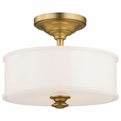 Minka Lavery Harbour Point 2-LT Semi Flush Mount - Liberty Gold - 4172-249