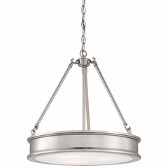 Minka Lavery Harbour Point 3-LT Pendant - Brushed Nickel - 4173-84