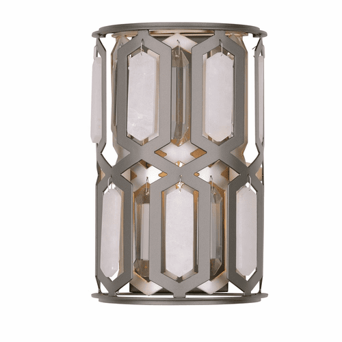 Minka Lavery Hexly 1 Light Wall Sconce - Coal And Brass - 3581-795