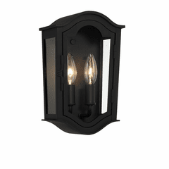 Minka Lavery Houghton Hall 2-LT Outdoor Wall Light - Sand Coal - 73200-66