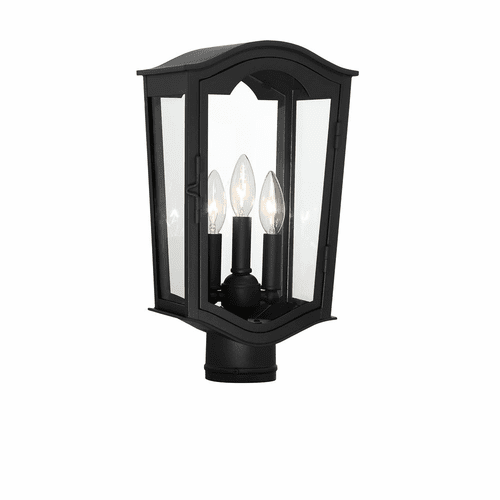 Minka Lavery Houghton Hall 3-LT Outdoor Post Light - Sand Coal - 73206-66