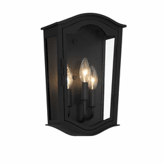 Minka Lavery Houghton Hall 3-LT Outdoor Wall Light - Sand Coal - 73201-66