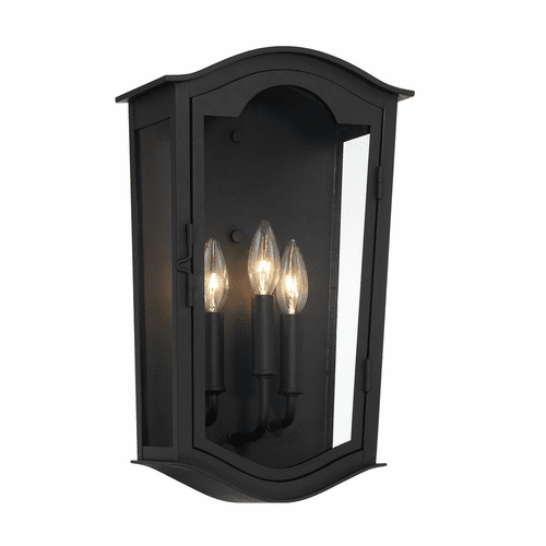 Minka Lavery Houghton Hall 3-LT Outdoor Wall Light - Sand Coal - 73202-66