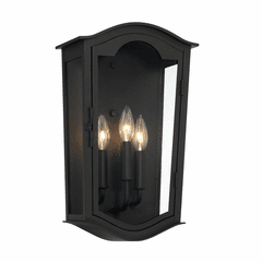 Minka Lavery Houghton Hall 3-LT Outdoor Wall Light - Sand Coal - 73202-66