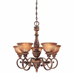 Minka Lavery Illuminati 5-LT Chandelier - Illuminati Bronze - 1355-177
