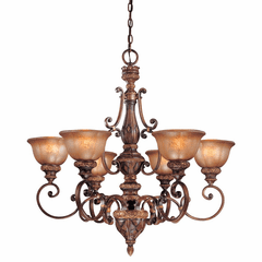Minka Lavery Illuminati 6-LT Chandelier - Illuminati Bronze - 1356-177