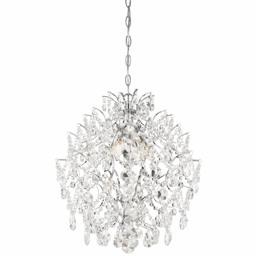 Minka Lavery Isabella's Crown 4-LT Chandelier - Chrome - 3156-77