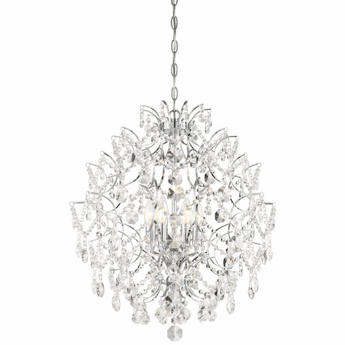 Minka Lavery Isabella's Crown 6-LT Chandelier - Chrome - 3157-77