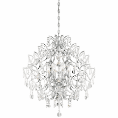 Minka Lavery Isabella's Crown 8-LT Chandelier - Chrome - 3158-77