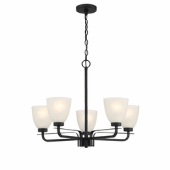 Minka Lavery Kaitlen 5 Light Chandelier - Coal - 4885-66A