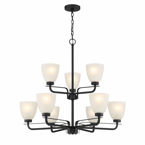 Minka Lavery Kaitlen 9 Light Chandelier - Coal - 4889-66A