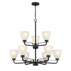 Minka Lavery Kaitlen 9 Light Chandelier - Coal - 4889-66A