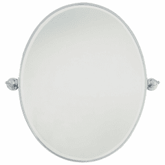 Minka Lavery Large Oval Mirror Beveled - Chrome - 1433-77