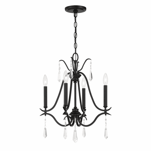 Minka Lavery Laurel Estate 4-LT Chandelier - Coal - 4444-66A