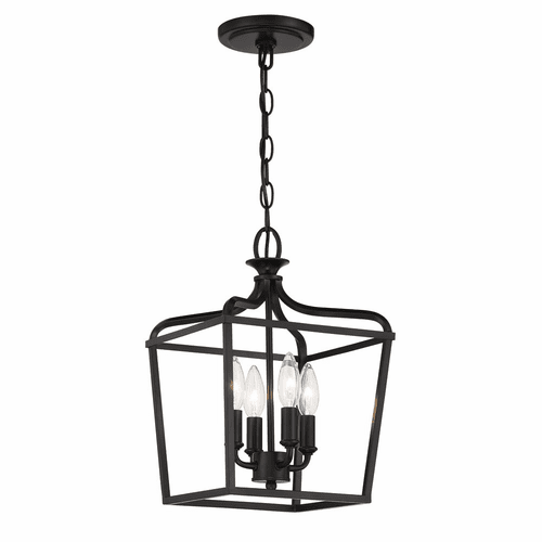 Minka Lavery Laurel Estate 4-LT Semi Flush Mount - Coal - 4445-66A