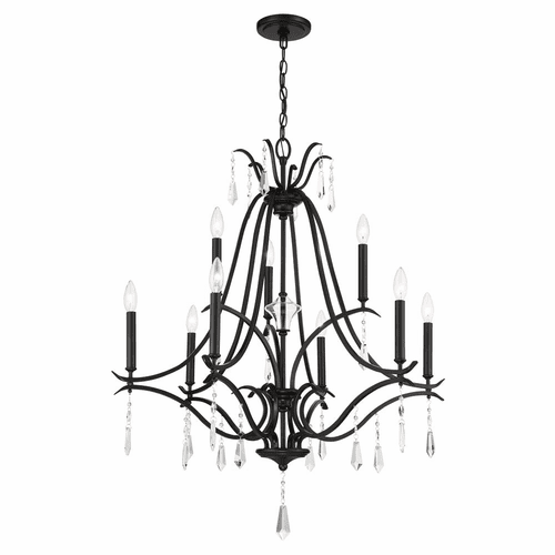 Minka Lavery Laurel Estate 9-LT Chandelier - Coal - 4449-66A