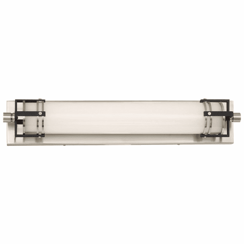 Minka Lavery LED Bath Light - Brushed Nickel W/ Sand Black - 241-420-L