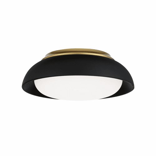 Minka Lavery LED Flush Mount - Coal W/Honey Gold Highlight - 718-661-L