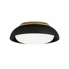 Minka Lavery LED Flush Mount - Coal W/Honey Gold Highlight - 718-661-L