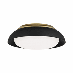 Minka Lavery LED Flush Mount - Coal W/Honey Gold Highlight - 719-661-L