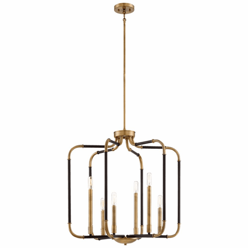 Minka Lavery Liege Pendant - Aged Kinston Bronze W/Brass Hi - 4066-660