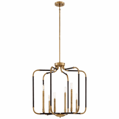 Minka Lavery Liege Pendant - Aged Kinston Bronze W/Brass Hi - 4066-660