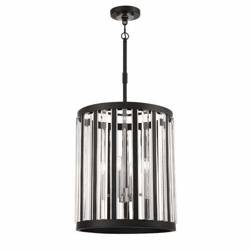 Minka Lavery Majestic Splendor 4-LT Pendant - Sand Coal/Nickel - 5497-729