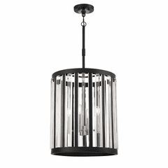 Minka Lavery Majestic Splendor 4-LT Pendant - Sand Coal/Nickel - 5497-729