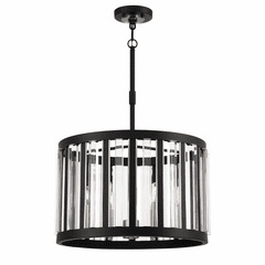 Minka Lavery Majestic Splendor 6-LT Pendant - Sand Coal/Nickel - 5496-729