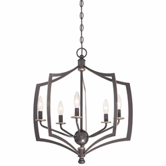 Minka Lavery Middletown 5-LT Chandelier - Downton Bronze - 4375-579 Minka Lavery Middletown 5-LT Chandelier - Downton Bronze - 4375-579