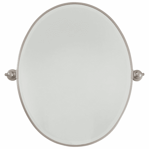 Minka Lavery Oval Mirror Beveled - Brushed Nickel - 1431-84