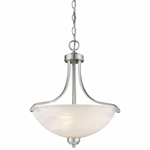 Minka Lavery Paradox 3-LT Pendant - Brushed Nickel - 1426-84