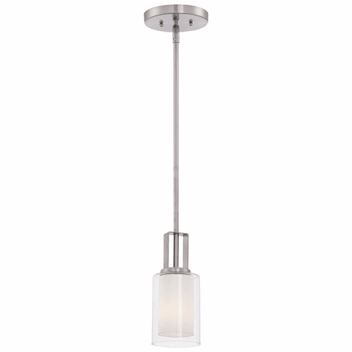Minka Lavery Parsons Studio 1-LT Mini Pendant - Brushed Nickel - 4101-84