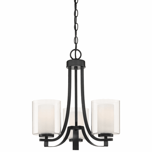 Minka Lavery Parsons Studio 3-LT Chandelier - Sand Coal - 4103-66