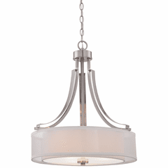 Minka Lavery Parsons Studio 3-LT Pendant - Brushed Nickel - 4104-84