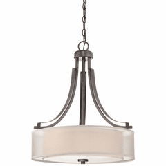 Minka Lavery Parsons Studio 3-LT Pendant - Smoked Iron - 4104-172