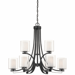 Minka Lavery Parsons Studio 9-LT Chandelier - Sand Coal - 4109-66 Minka Lavery Parsons Studio 9-LT Chandelier - Sand Coal - 4109-66