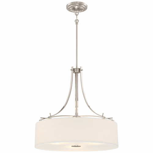 Minka Lavery Poleis 3-LT Drum Pendant - Brushed Nickel - 3308-84