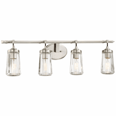 Minka Lavery Poleis 4-LT Bath Light - Brushed Nickel - 2304-84 Minka Lavery Poleis 4-LT Bath Light - Brushed Nickel - 2304-84