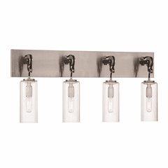Minka Lavery Pullman Junction 4-LT Bath Vanity Light - Coal w/Nickel - 2894-691 Minka Lavery Pullman Junction 4-LT Bath Vanity Light - Coal w/Nickel - 2894-691