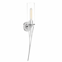 Minka Lavery Regal Terrace 1-LT Wall Sconce - Polished Nickel - 1080-613
