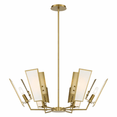 Minka Lavery Ricochet 6-LT Chandelier - Soft Brass - 2676-695