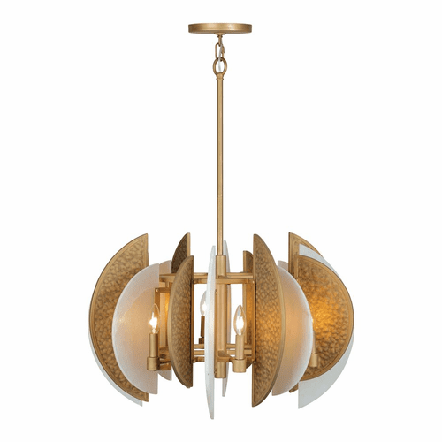 Minka Lavery Saint Martin 8 Light Chandelier - Ashen Gold - 3464-788