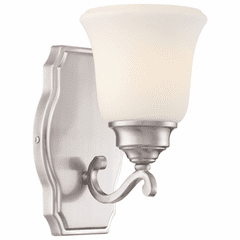 Minka Lavery Savannah Row 1-LT Bath Light - Brushed Nickel - 3321-84
