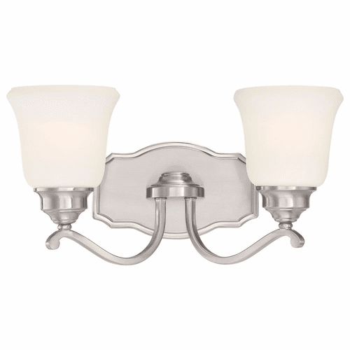 Minka Lavery Savannah Row 2-LT Bath Light - Brushed Nickel - 3322-84