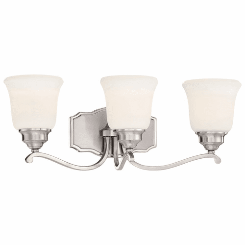 Minka Lavery Savannah Row 3-LT Bath Light - Brushed Nickel - 3323-84