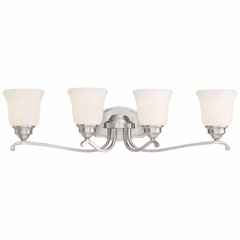 Minka Lavery Savannah Row 4-LT Bath Light - Brushed Nickel - 3324-84